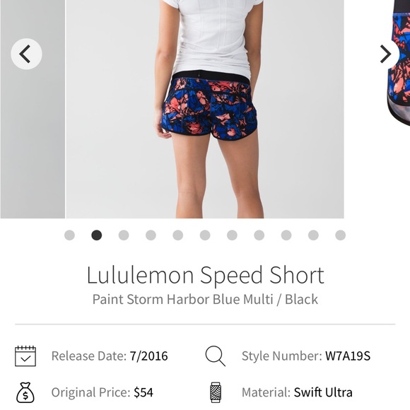 Lululemon Speed shorts size 6. EUC - Picture 8 of 8